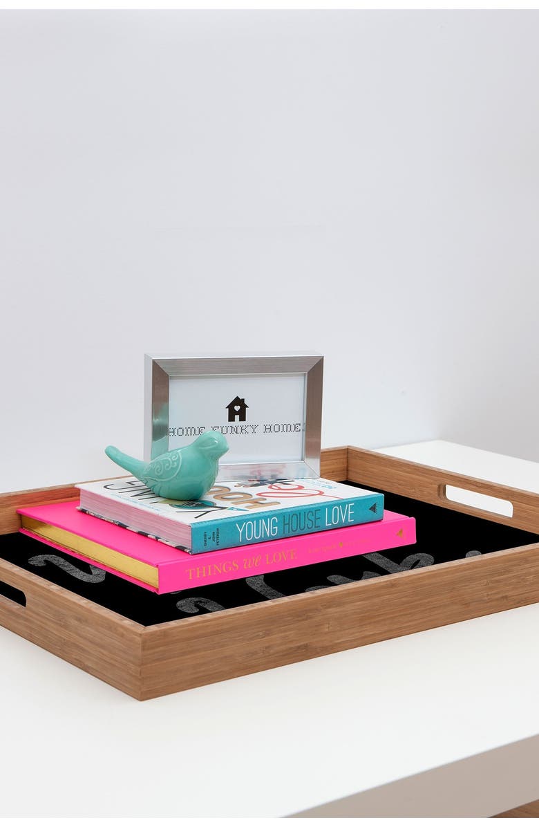 Deny Designs Nick Quintero Whiskey While You Work Rectangular Tray, Alternate, color,