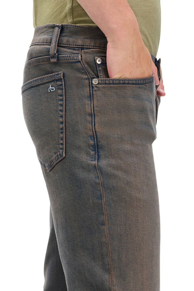 Fit 2 Authentic Stretch Slim Fit Jeans, Alternate, color, OCHRE BLUE