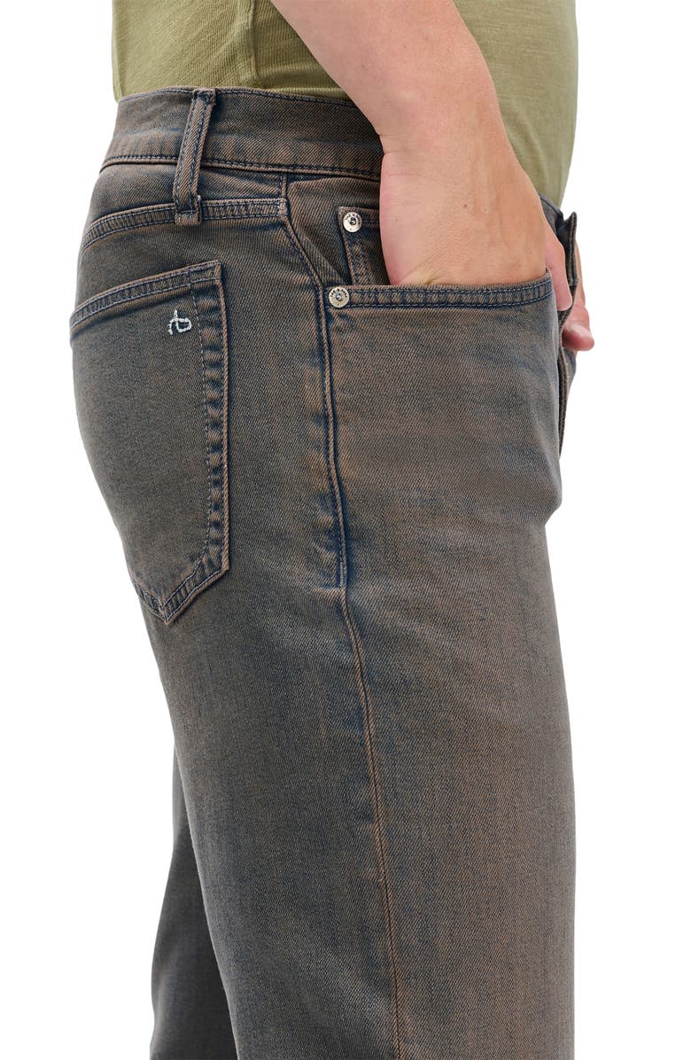 rag & bone Fit 2 Authentic Stretch Slim Fit Jeans, Alternate, color, Ochre Blue