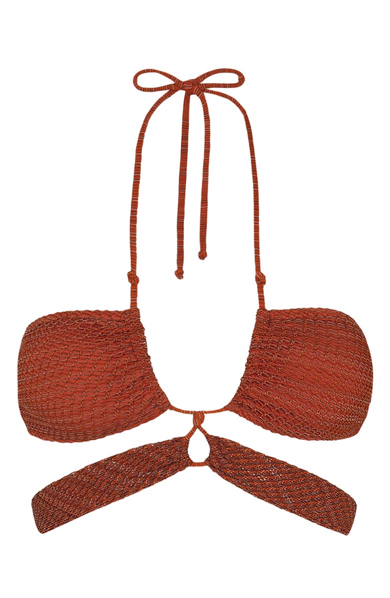 ViX Paula Hermanny Gi Strappy Bikini Top, Alternate, color,