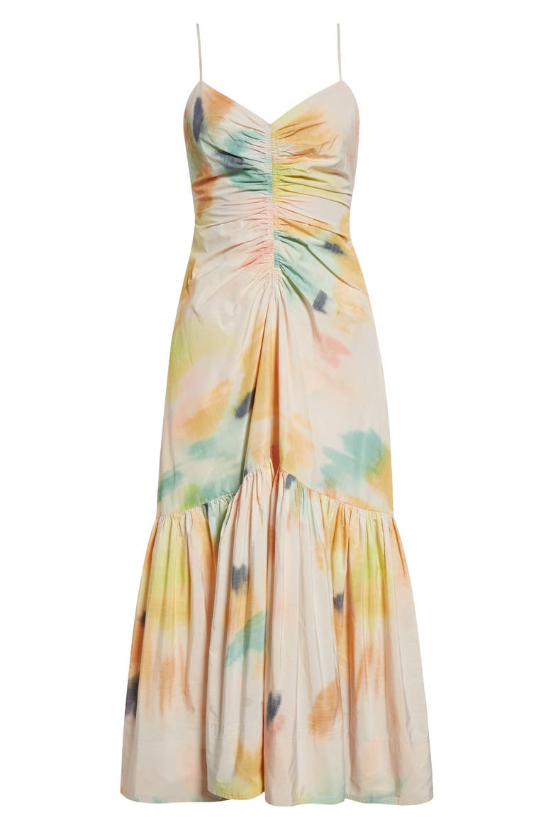 Lindsey Floral Print A-Line Dress, Alternate, color, FLORAL MULTI