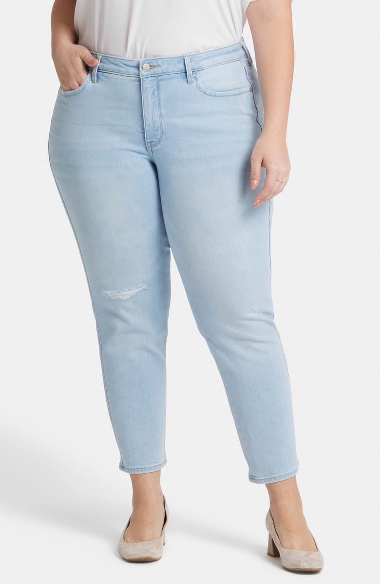 NYDJ Stella High Waist Ankle Tapered Jeans, Main, color, Estrella
