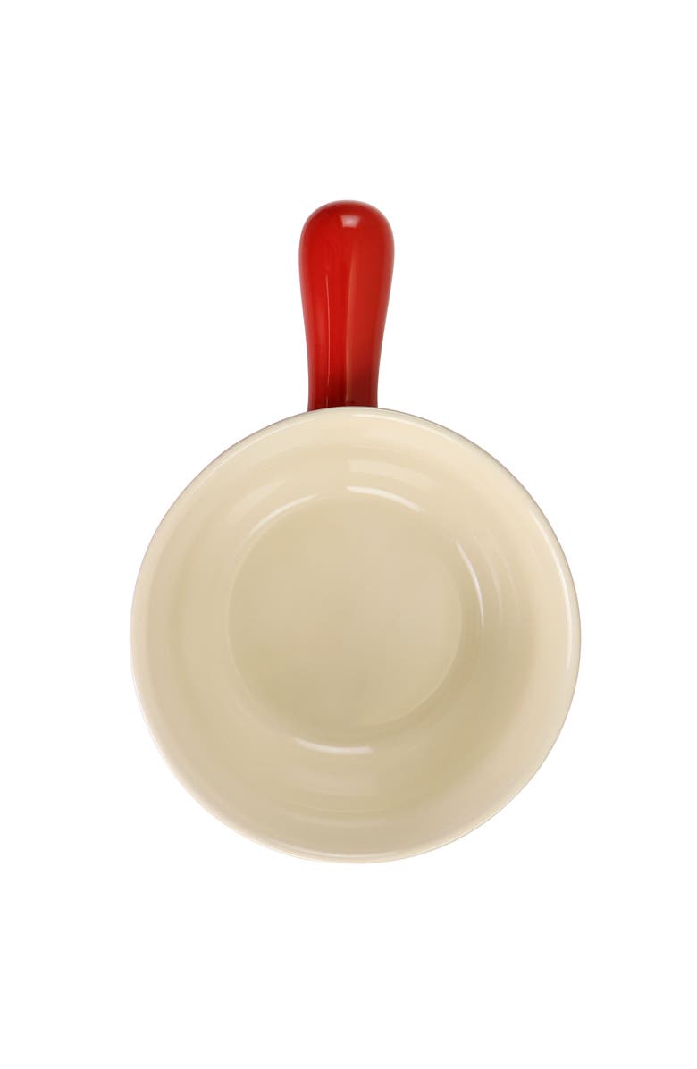 Crock-pot 2 Piece Stoneware 22oz Soup Bowl Set with Long Handle, Alternate, color, Red