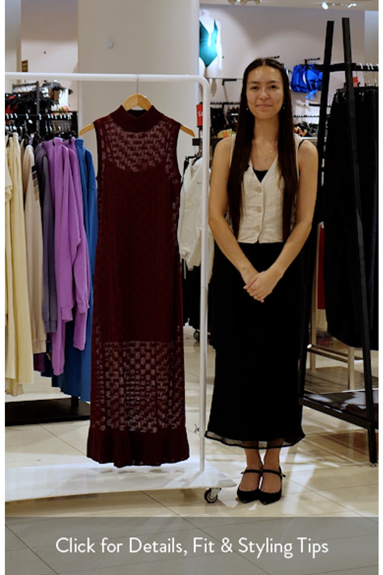 Mock Neck Midi Sweater Dress video