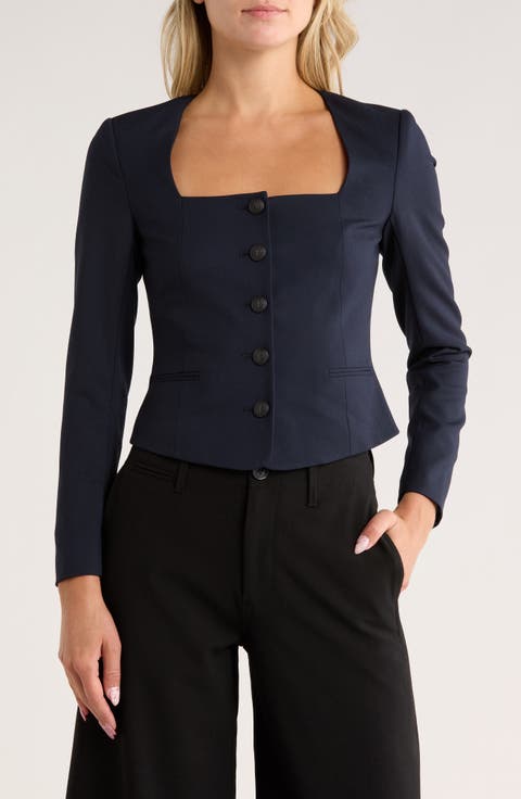 Mariana Stretch Wool Blazer