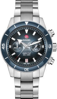 RADO Capitan Cook Automatic Chronograph Bracelet Watch, 43mm