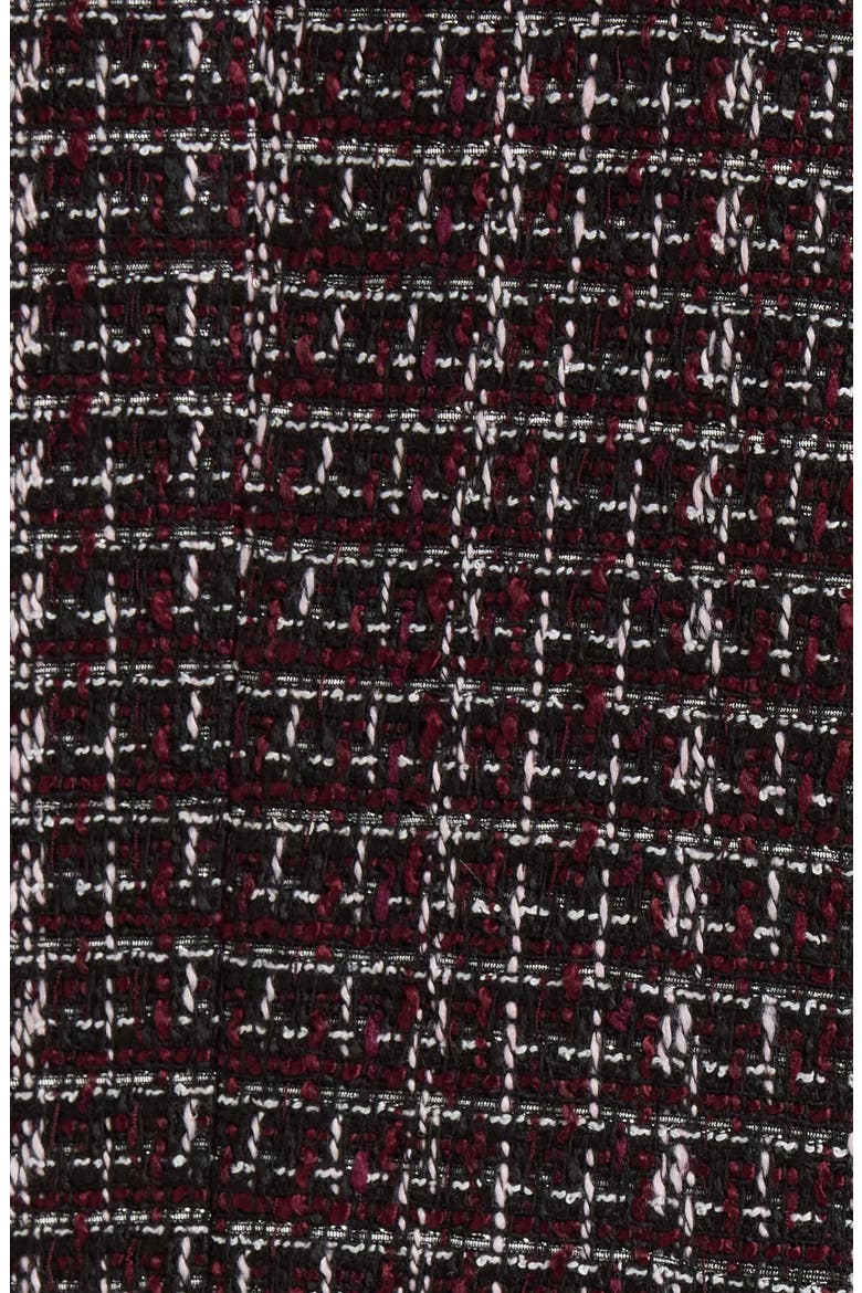 Collarless Tweed Jacket, Alternate, color, SHIRAZ MULTI
