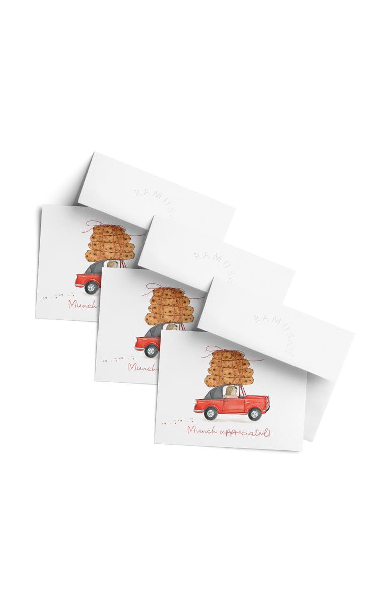 Ramus & Co Thank You Greeting Cards "Munch Appreciated", Main, color, Multi-Pack