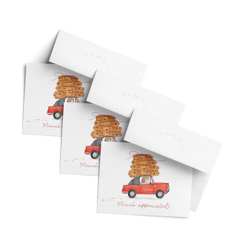 Thank You Greeting Cards "Munch Appreciated"