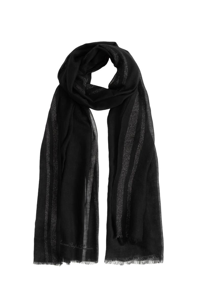 Lauren Ralph Lauren Yarn Dye Wrap With Lurex, Main, color, 