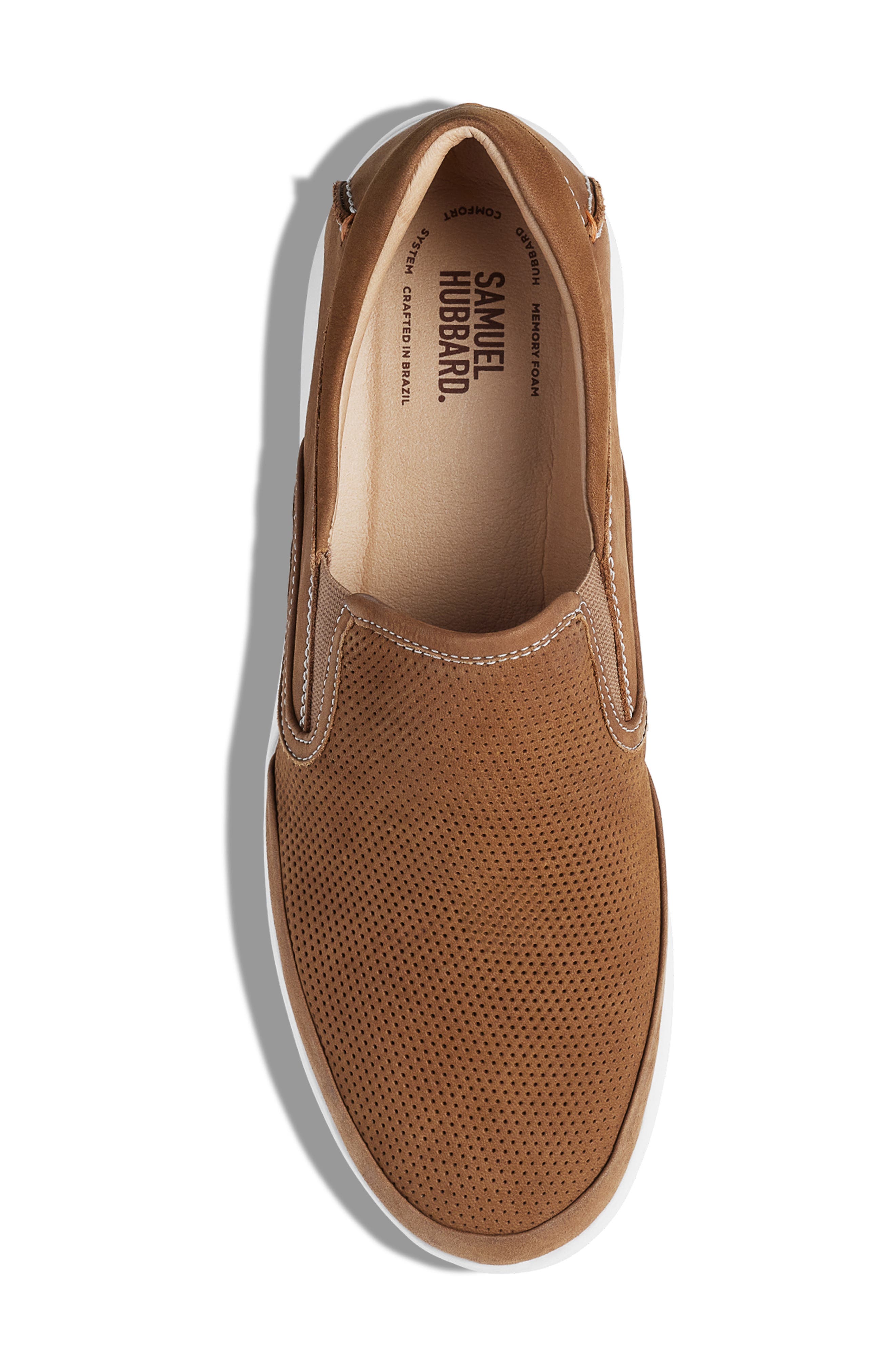 Samuel Hubbard Featherlight Olema Slip-On Sneaker, Alternate, color, Nutmeg Nubuck