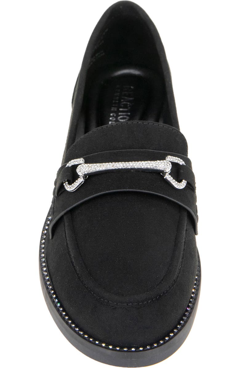 Reaction Kenneth Cole Cadila Loafer, Alternate, color, Black Micro