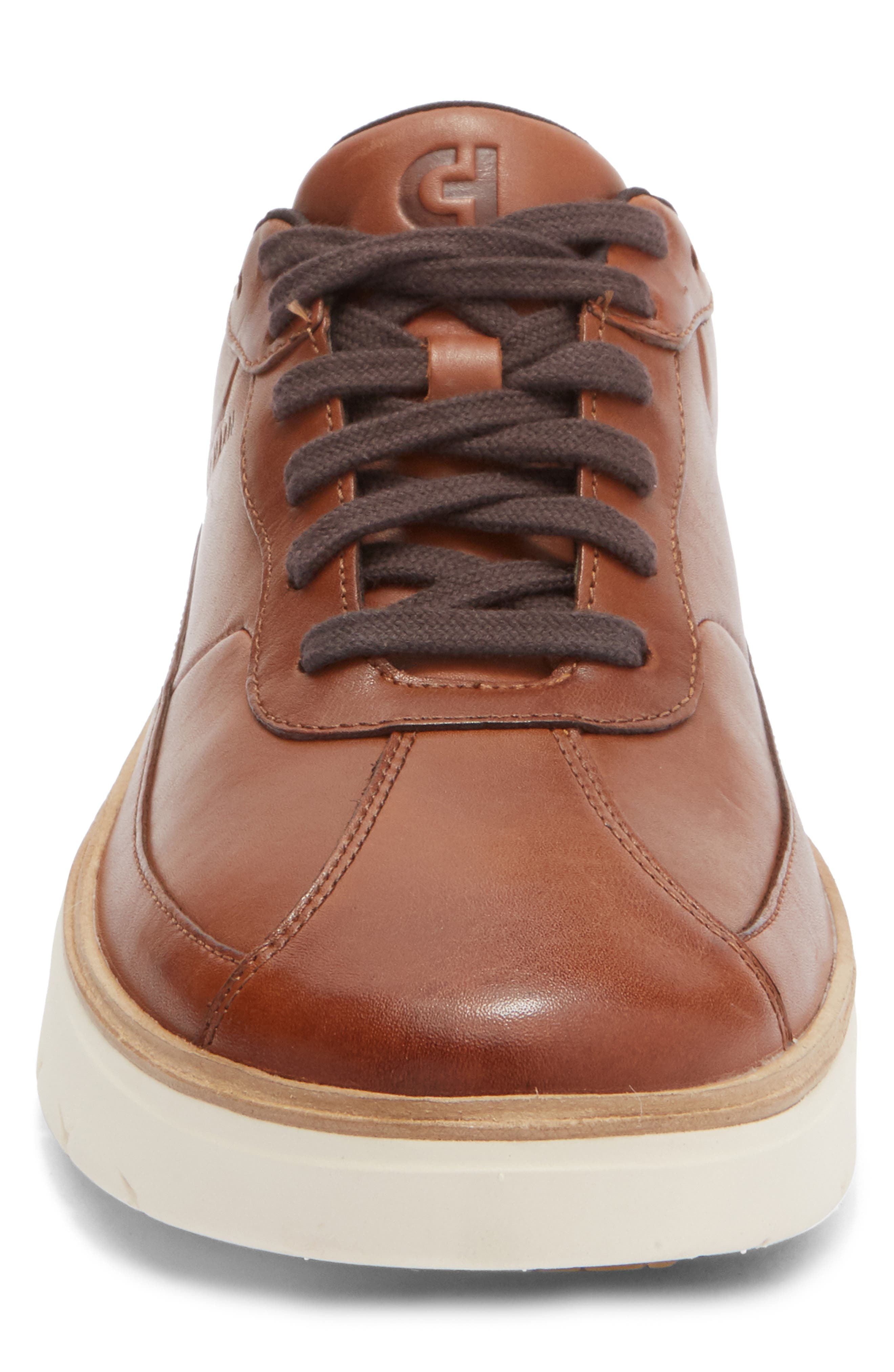 Cole Haan GrandPro FeatherArc Bike Toe Sneaker, Alternate, color, British/ Ivory/ Hickory