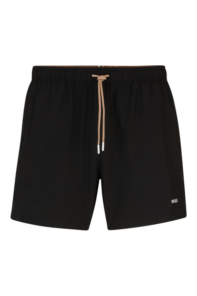 Tio Swim Trunks, Alternate, color, BLACK