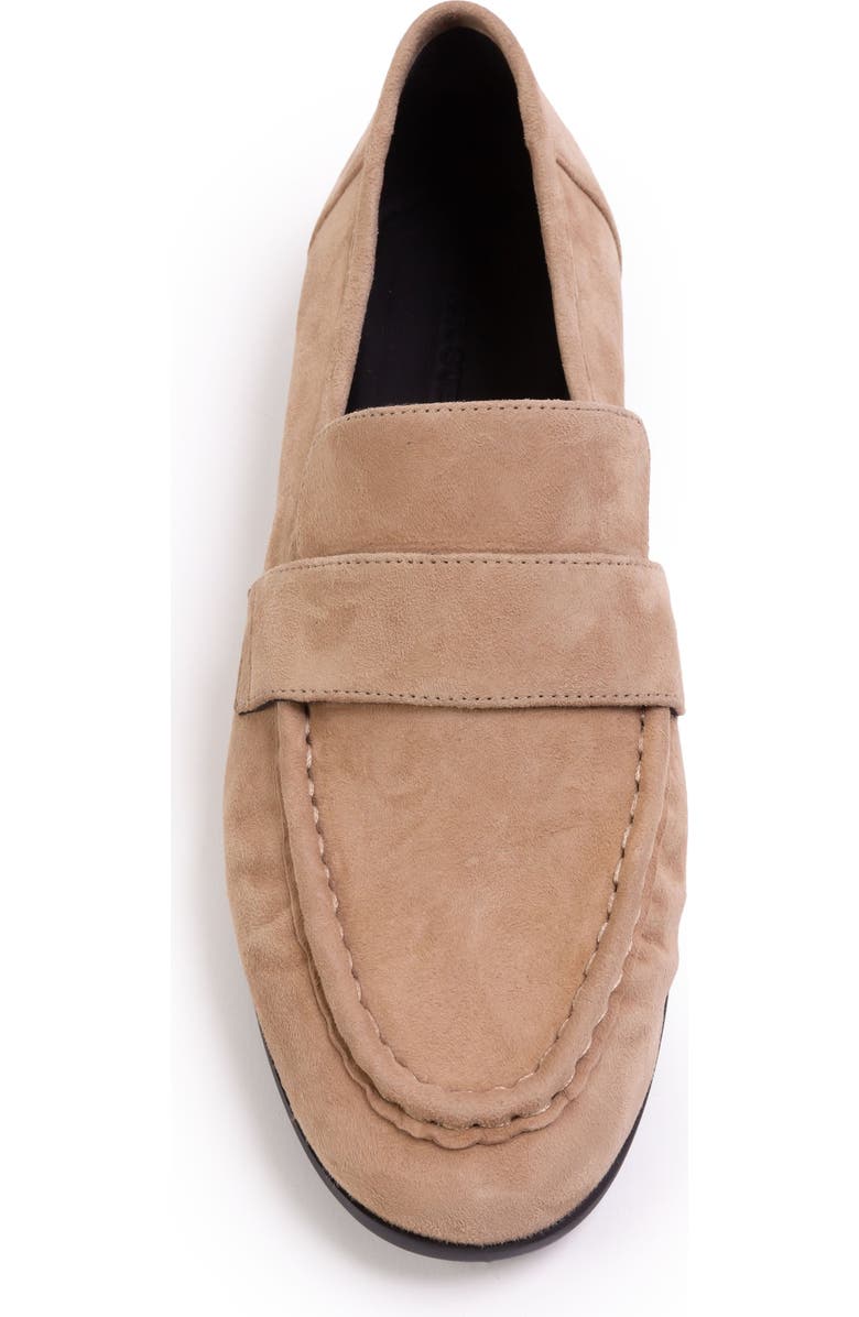 BLACK SUEDE STUDIO Arrow Suede Loafer, Alternate, color, Taupe Suede