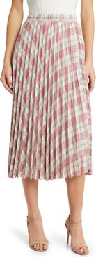 NIKKI LUND Robin Pleated Midi Skirt