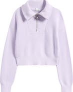 Nordstrom Kids' Rib Half Zip Sweater