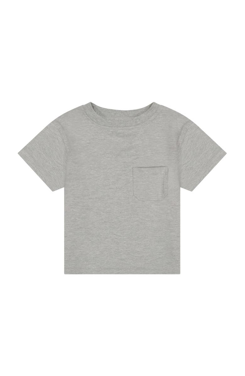 DL1961 Short Sleeve Tee, Main, color, Heather Grey