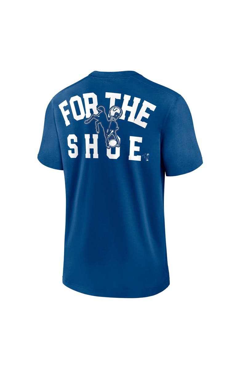 Nike Men's Nike Royal Indianapolis Colts Rewind Slogan T-Shirt, Alternate, color, Royal