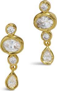 Alexis Bittar Asterales Cubic Zirconia Drop Earrings