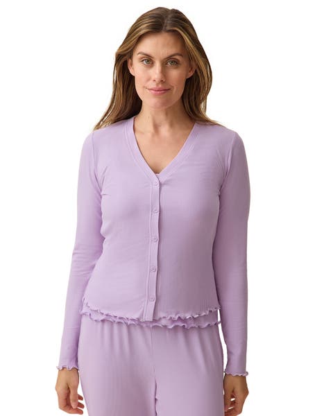 Ribbed Modal Cardigan