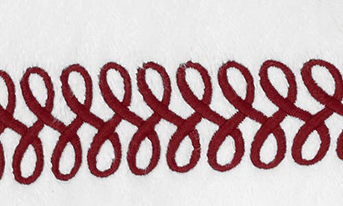 Matouk Astor Braid Bath Towel In Red