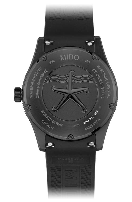 Mido Ocean Star Automatic Rubber Strap Watch, 39mm