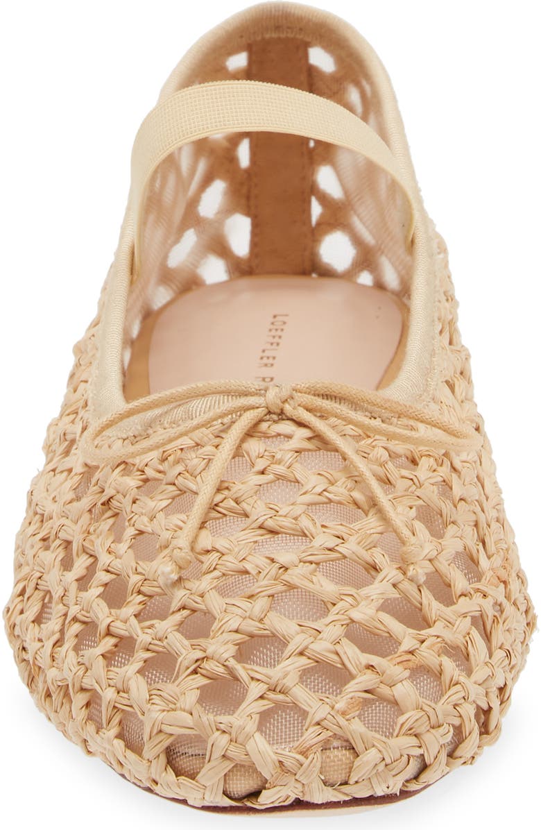 Loeffler Randall Leonie Soft Ballet Flat, Alternate, color, Natural