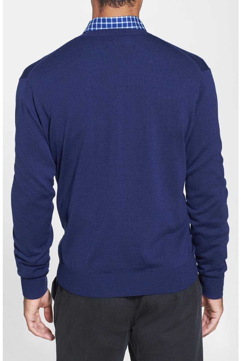 Douglas V-Neck Sweater, Alternate, color, LIBERTY NAVY