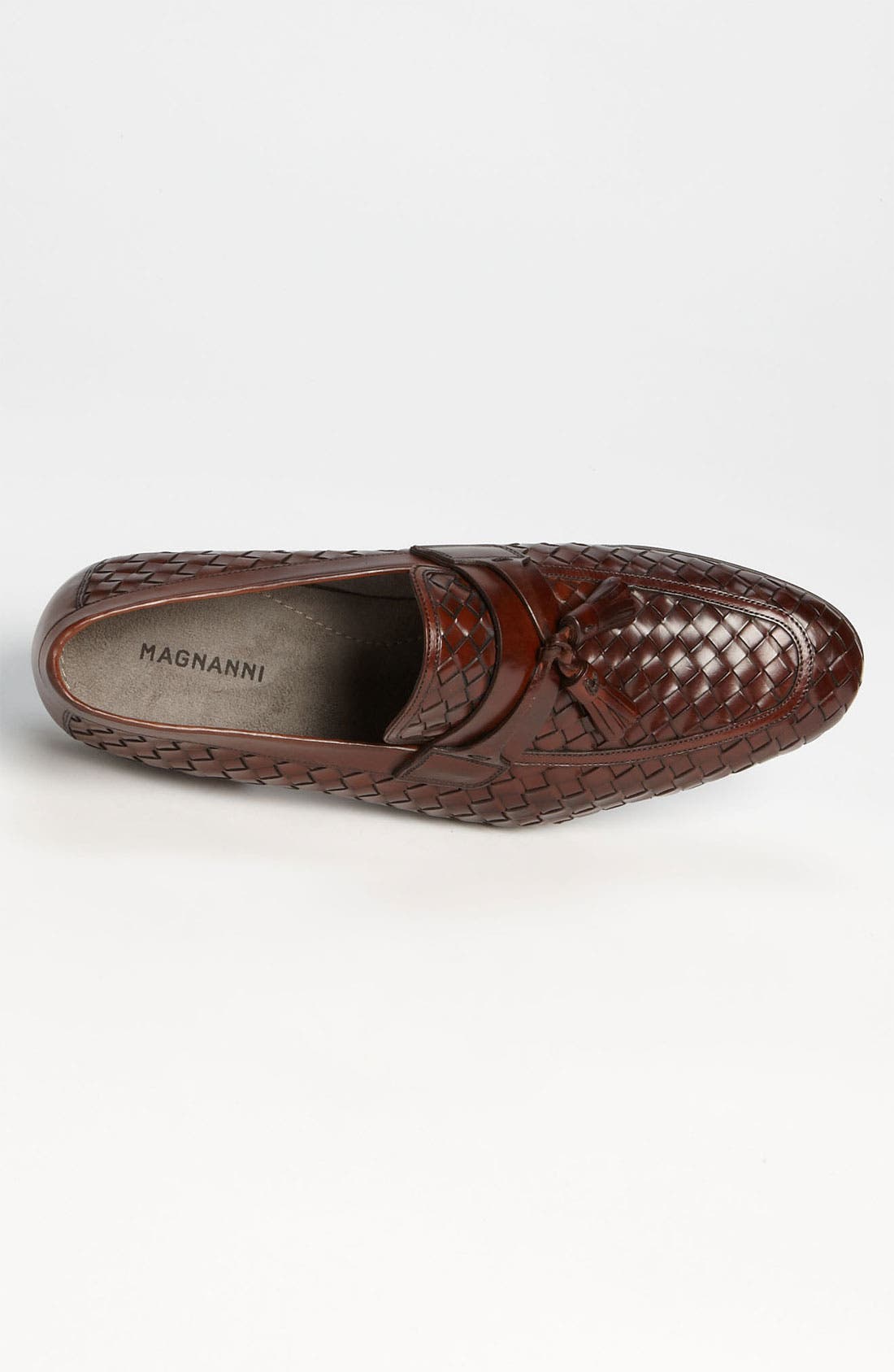 Magnanni 'Oscar' Woven Tassel Loafer, Alternate, color, 