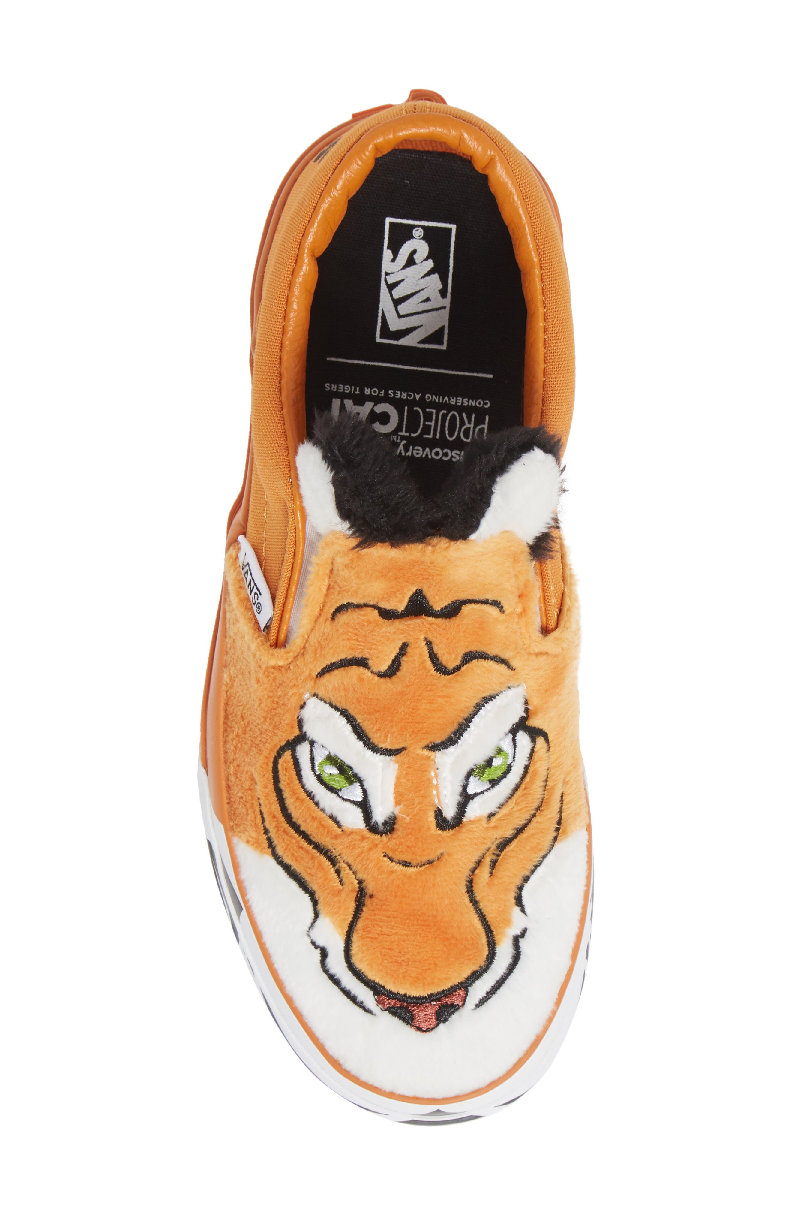 Vans x Project CAT Classic Slip-On Wild Tiger Sneaker, Alternate, color, 