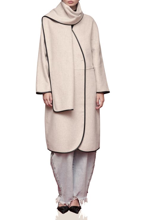 Cocoon Scarf Coat