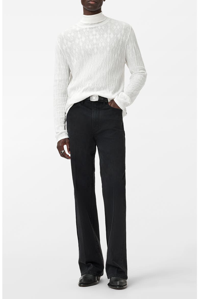 Alistair Broken Argyle Turtleneck Sweater, Alternate, color, SALT