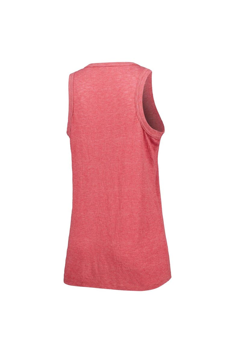 Women's Soft as a Grape Red Los Angeles Angels Tri-Blend Tank Top, Alternate, color, Red