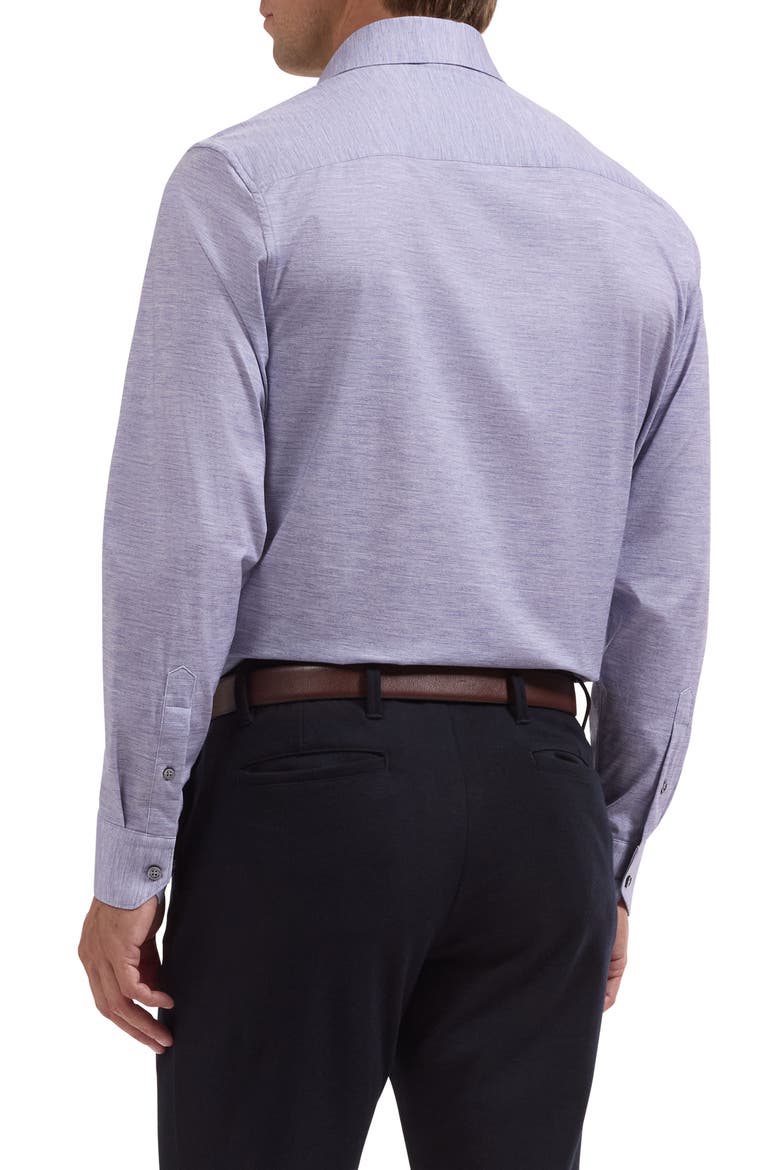 James OoohCotton® Heathered Button-Up Shirt, Alternate, color, ORCHID