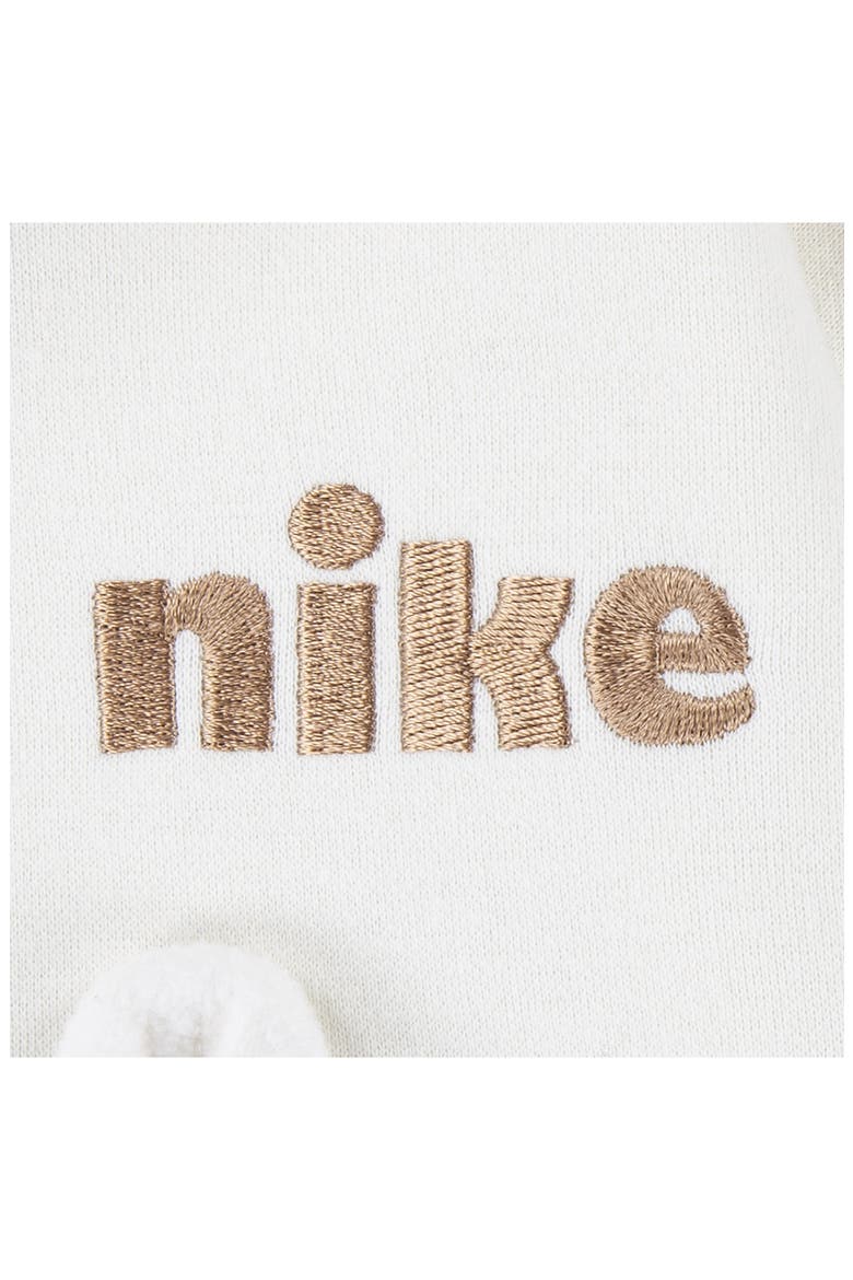 Animal Embroidered Fleece Hoodie & Joggers Set, Alternate, color, PALE IVORY