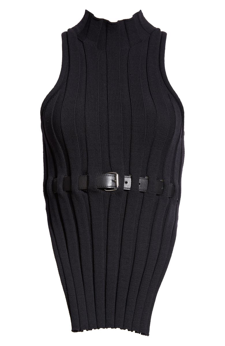 Alexander Wang Belted Rib Sweater Tank, Alternate, color, 