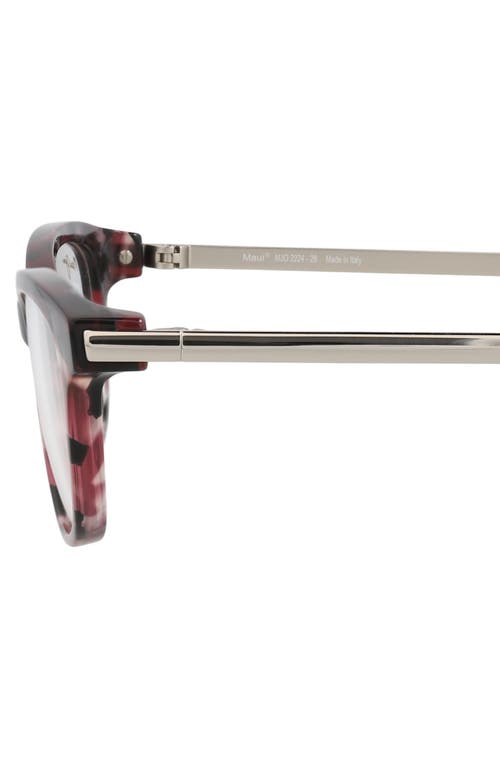 Maui Jim Core Optical 51mm Oval Reading Glasses In Brown