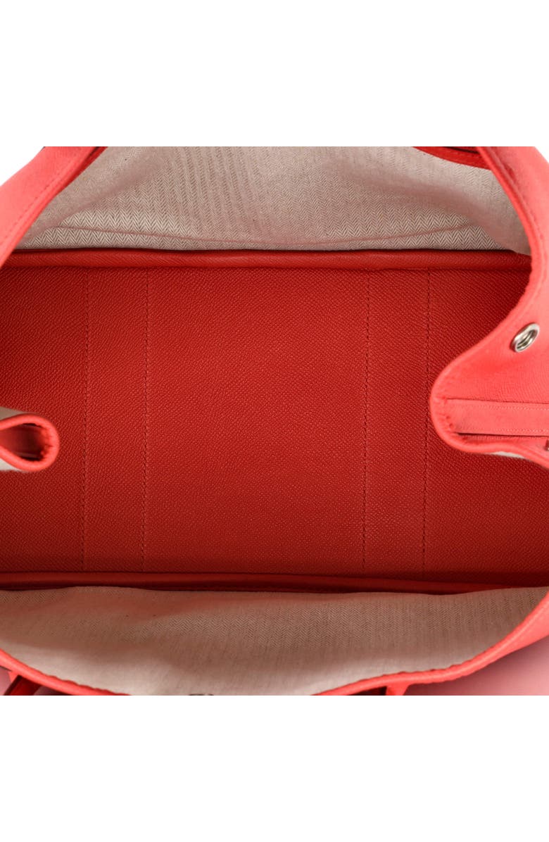 Pre-Owned Hermes Garden Party Tote Leather 36, Alternate, color, Rouge Pivoine