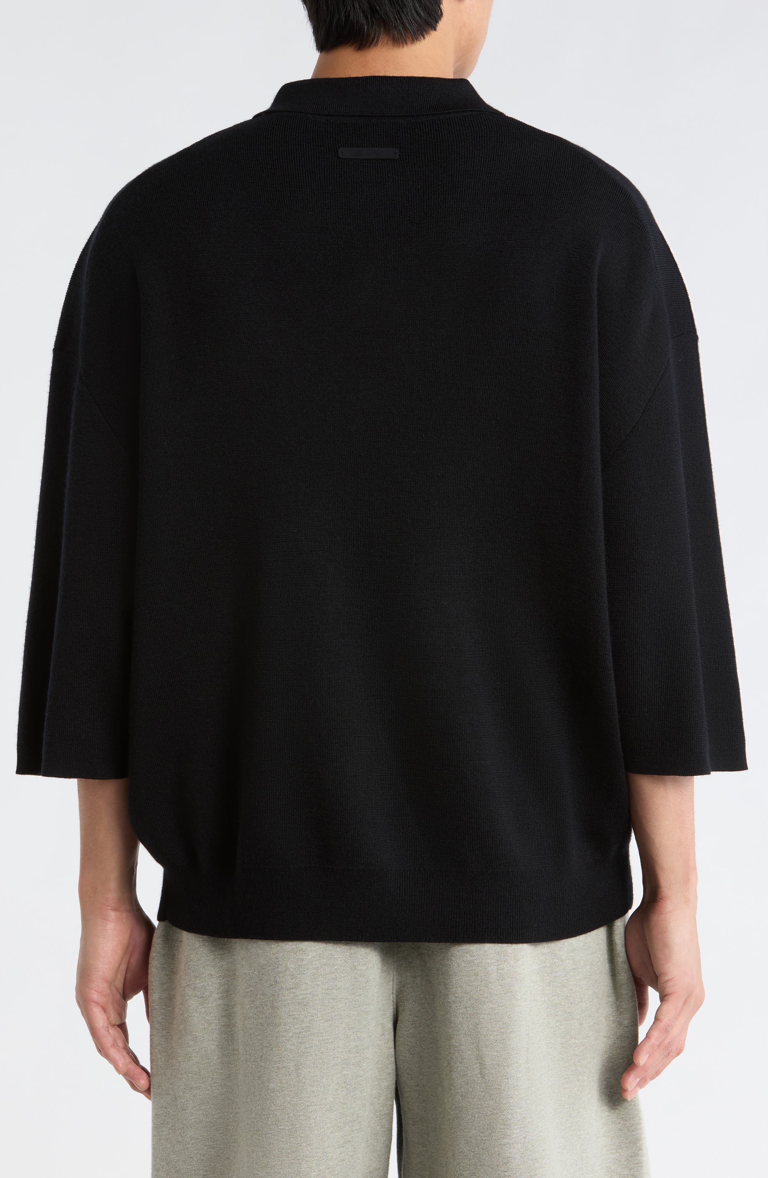 Signature '90s Wool Polo Sweater - image 2