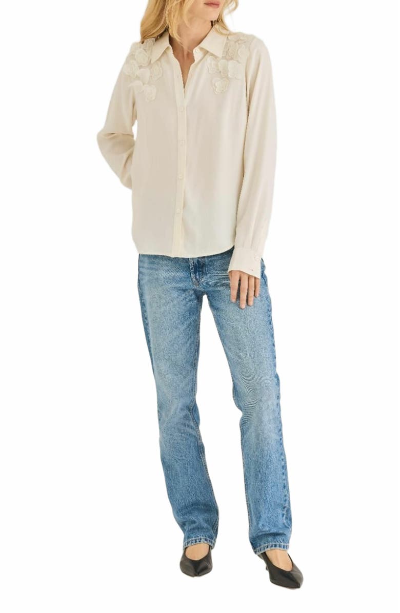 Rebecca Taylor Mia Top, Alternate, color, Ivory