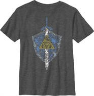 NINTENDO Boy's Nintendo Legend of Zelda Hidden Pattern  Graphic T-Shirt