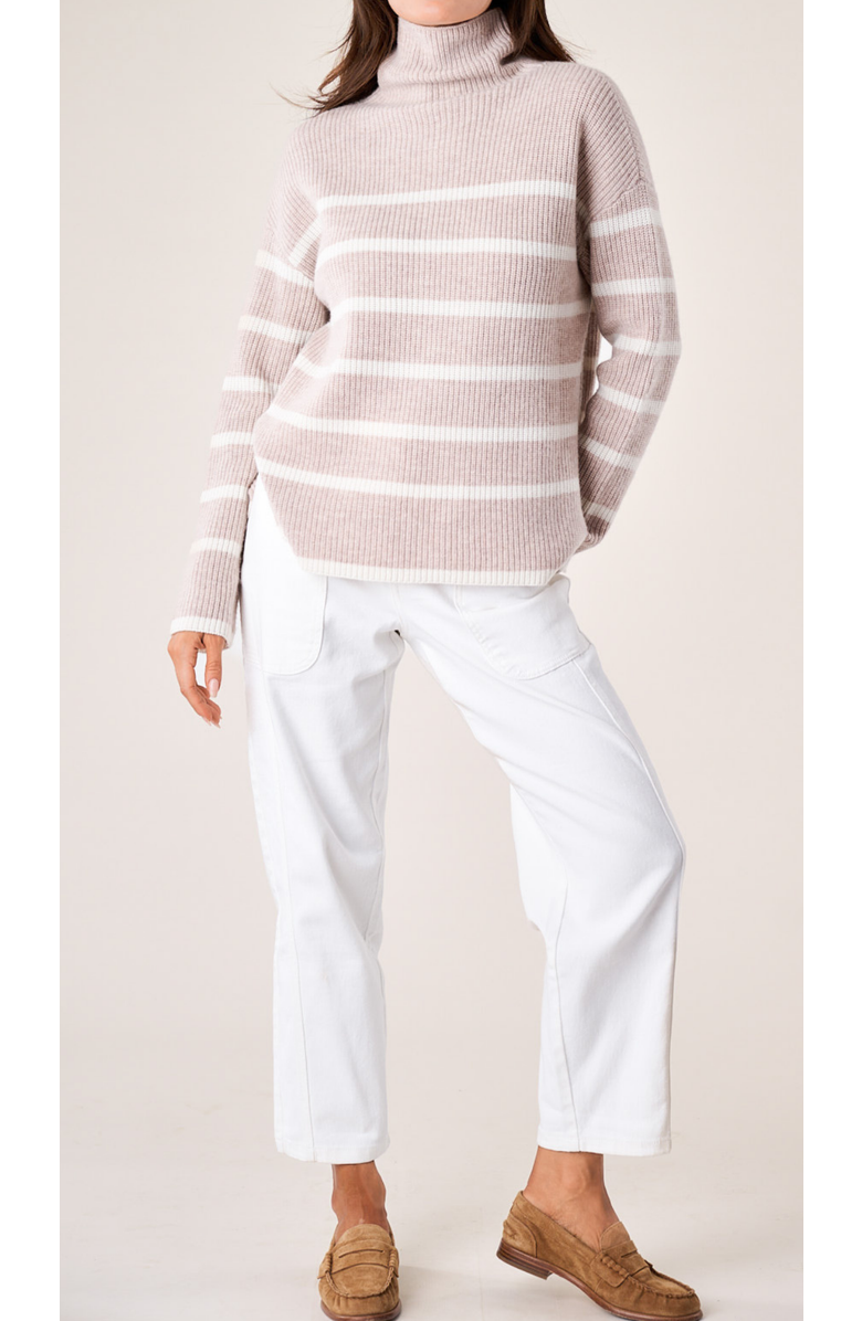 Marea Martine Sweater, Main, color, Oatmeal/Ivory Stripe