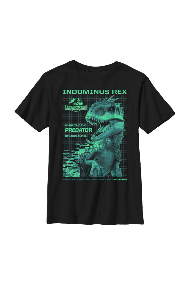 Boys' Hybrid Indominus Predator Graphic Tee, Main, color, Black