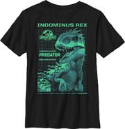 JURASSIC WORLD Boys' Hybrid Indominus Predator Graphic Tee