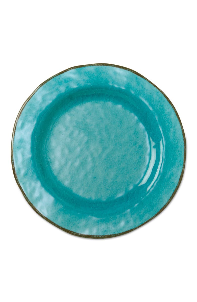 tag Veranda Melamine Salad Plates Set of Four Ocean Blue, Alternate, color, Blue