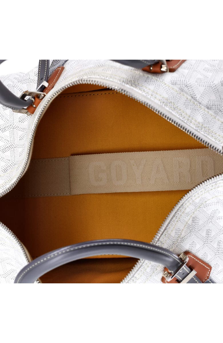 Pre-Owned Goyard Croisiere Bag Coated Canvas 35, Alternate, color, White
