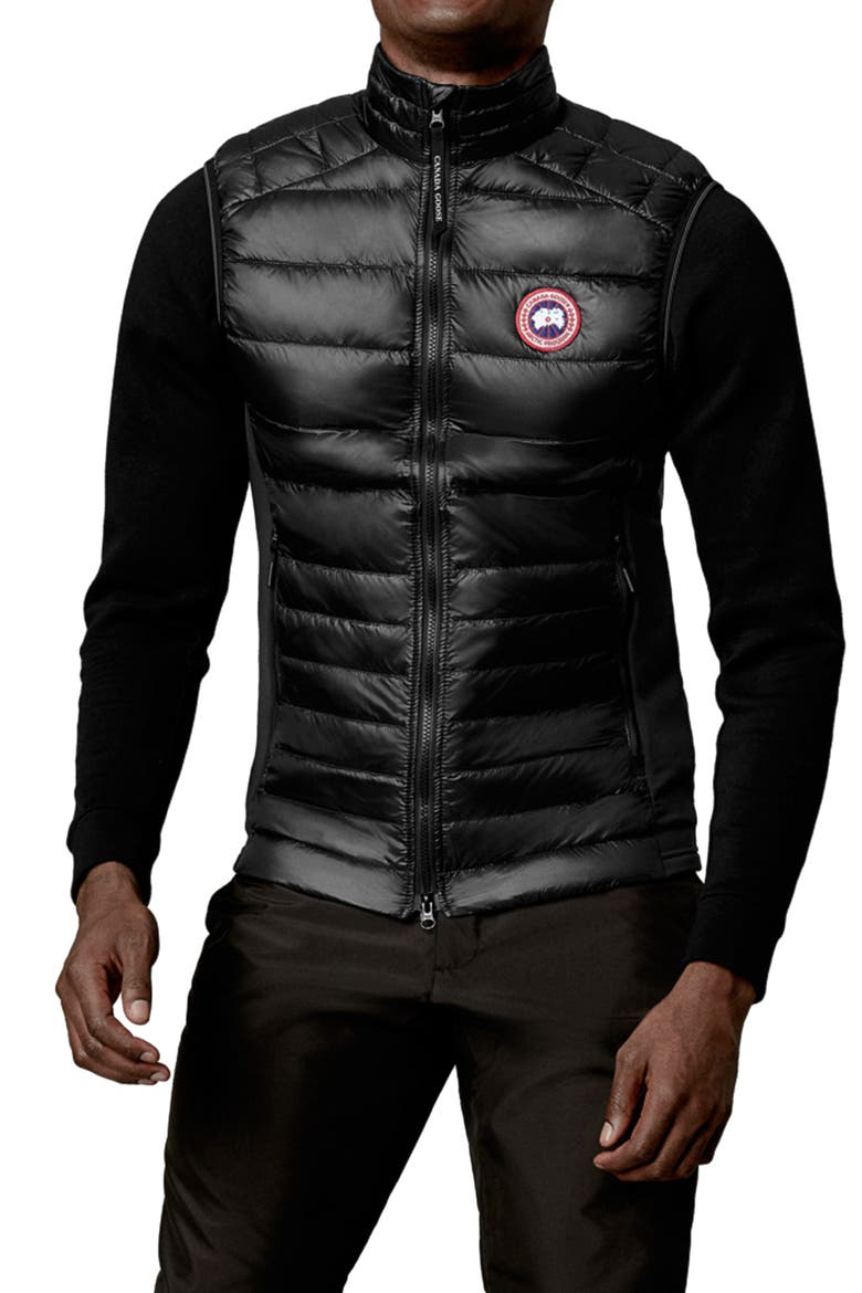 Hybridge Lite 800 Fill Power Down Vest, Main, color, BLACK - NOIR
