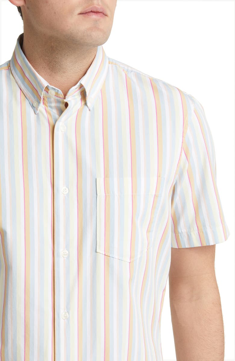 Nordstrom Matching Family Moments Trim Fit Short Sleeve Button-Up Shirt, Alternate, color, 