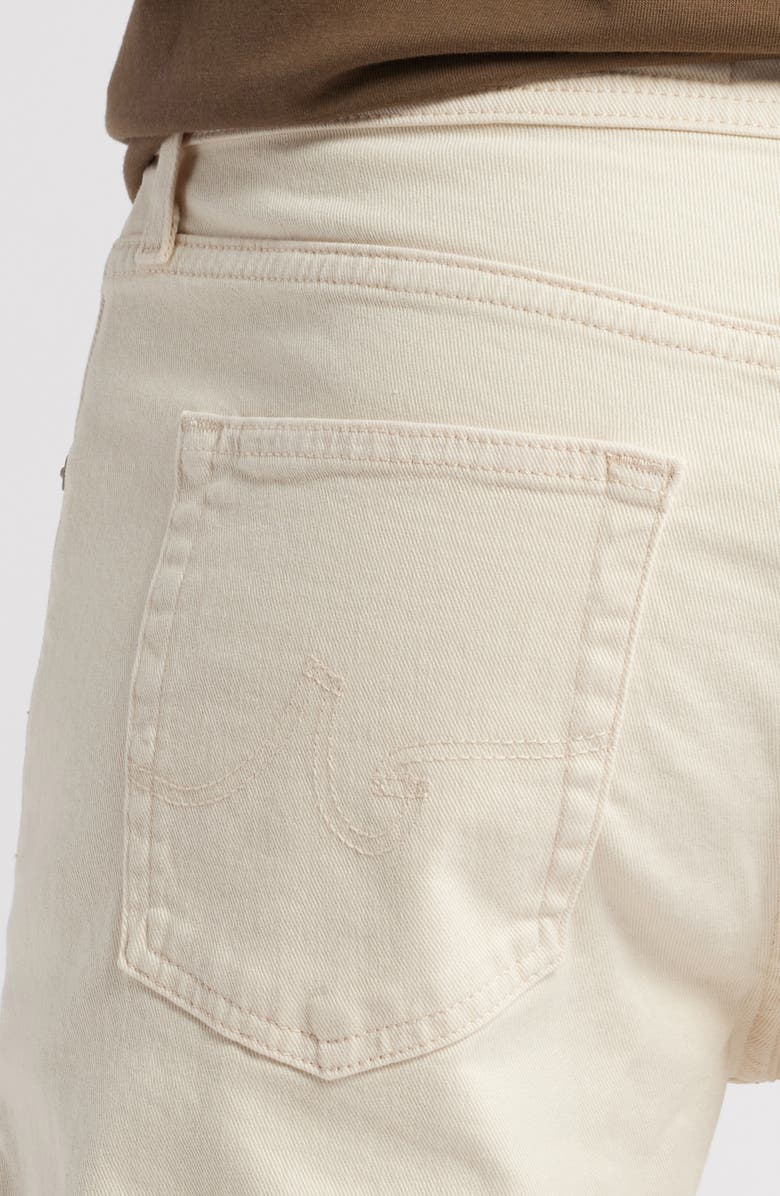 AG Everett Slim Straight Leg Jeans, Alternate, color, 1 Year Ivory Cream